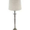 Salong Bordslampa 46cm Antiksilver