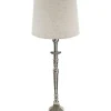 Salong Bordslampa 55cm Antiksilver