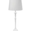 Salong Bordslampa 55cm Vit/Offwhite Lin