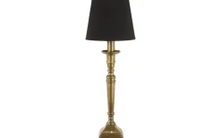 Salong Lampfot Metall 42cm Antikmässing