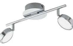 Salto Takspotlight 36cm LED 3000K 2x5,4W Krom