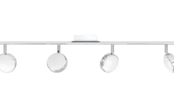 Salto Takspotlight 76cm LED 3000K 4x5,4W Krom