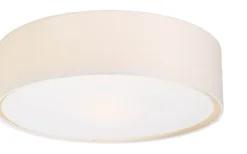 Sam Plafond 45cm Linne Vit