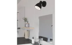 San Peri 1 Vägglampa GU10 LED 3000K 3W Svart IP44