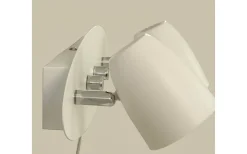 Sandnes Vägglampa Dubbel 32cm Vit