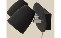 Sandnes Vägglampa 2L Svart