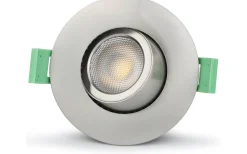 Sanna 230V Spotlight 3000/4000K 6W 3-pack Borstad Stål IP65