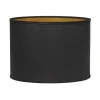 Sara Lampskärm Metallinsida Ø35 Svart/Guld