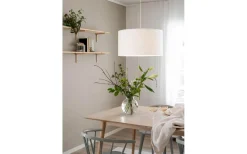 Sara Taklampa 55cm Linne Offwhite