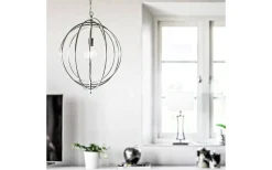 Saturnus Taklampa Krom