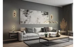 Sequence Takpendel LED matt mässing/matt svart