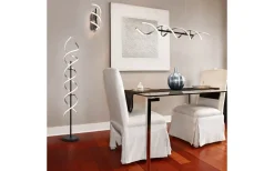 Sequence Vägglampa LED borstad aluminium/mattsvart