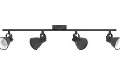 Seras Takspotlight 77cm GU10 LED 3000K 4x3W Svart