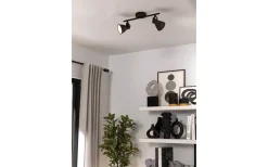 Seras Takspotlight 37cm GU10 LED 3000K 2x3W Svart