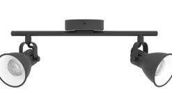 Seras Takspotlight 37cm GU10 LED 3000K 2x3W Svart