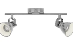 Seras Takspotlight 37cm GU10 LED 3000K 2x3W Antik Nickel