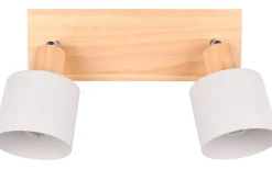 Shanti Spotlight 2-delad E14 varmgrå/trä