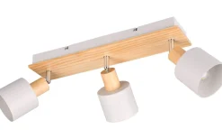 Shanti Spotlight 3-delad E14 varmgrå/trä