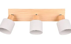 Shanti Spotlight 3-delad E14 varmgrå/trä