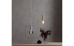 Shape Fyrkantig Pendel Silver