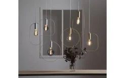 Shape Fyrkantig Pendel Silver