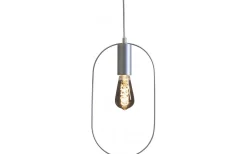 Shape Oval Pendel Silver