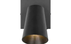 Sharp Spotlight GU10 matt svart/guld