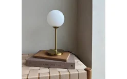 Sia Bordslampa 30cm Opal/Mässing