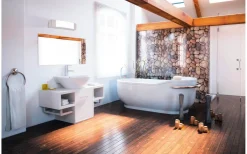 Siderno Vägglampa 35cm LED 4000K 8,3W Krom IP44