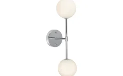 Sigma Vägglampa 49cm Krom/Opal