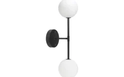 Sigma Vägglampa 49cm Svart/Opal