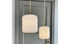 Silvia Fönsterlampa 20cm Opal/Mässing