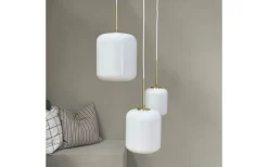 Silvia Fönsterlampa 20cm Opal/Mässing