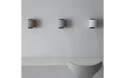 Sinne Vägglampa 17cm Grå/Mässing