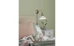 Skomakare Vägglampa Antik/Opal