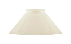 Skomakarskärm 60/150 - Benvitt överfångsglas