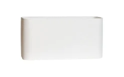 Skärm Luton Golvlampa L40xB15xH20cm Vit