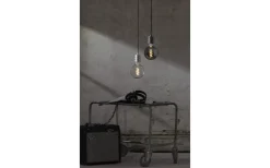 Sladdställ E27 Lens Zink