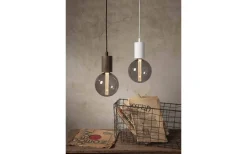 Sladdställ E27 Slim 3,5m Vit/Grå