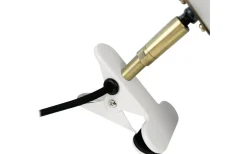 Sleep Klämlampa Blank Pärlvit/Antikmässing