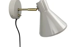 Sleep Vägglampa Blank Beige/Antikmässing