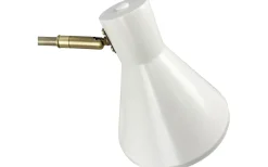 Sleep Vägglampa Blank Pärlvit/Antikmässing