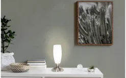 Slim Bordslampa 22cm Nickel