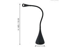 Snapora Skrivbordslampa 49cm LED 3000K 3W Svart