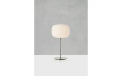 Sober Bordslampa 50cm Vit/Satinnickel