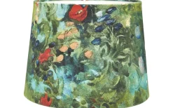 Sofia Lampskärm Blomster Ø25cm Grön