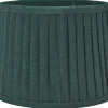 Sofia Lampskärm Ø20cm Plissé Skogsgrön