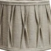 Sofia Lampskärm Ø20cm Plissé Stygn Natur