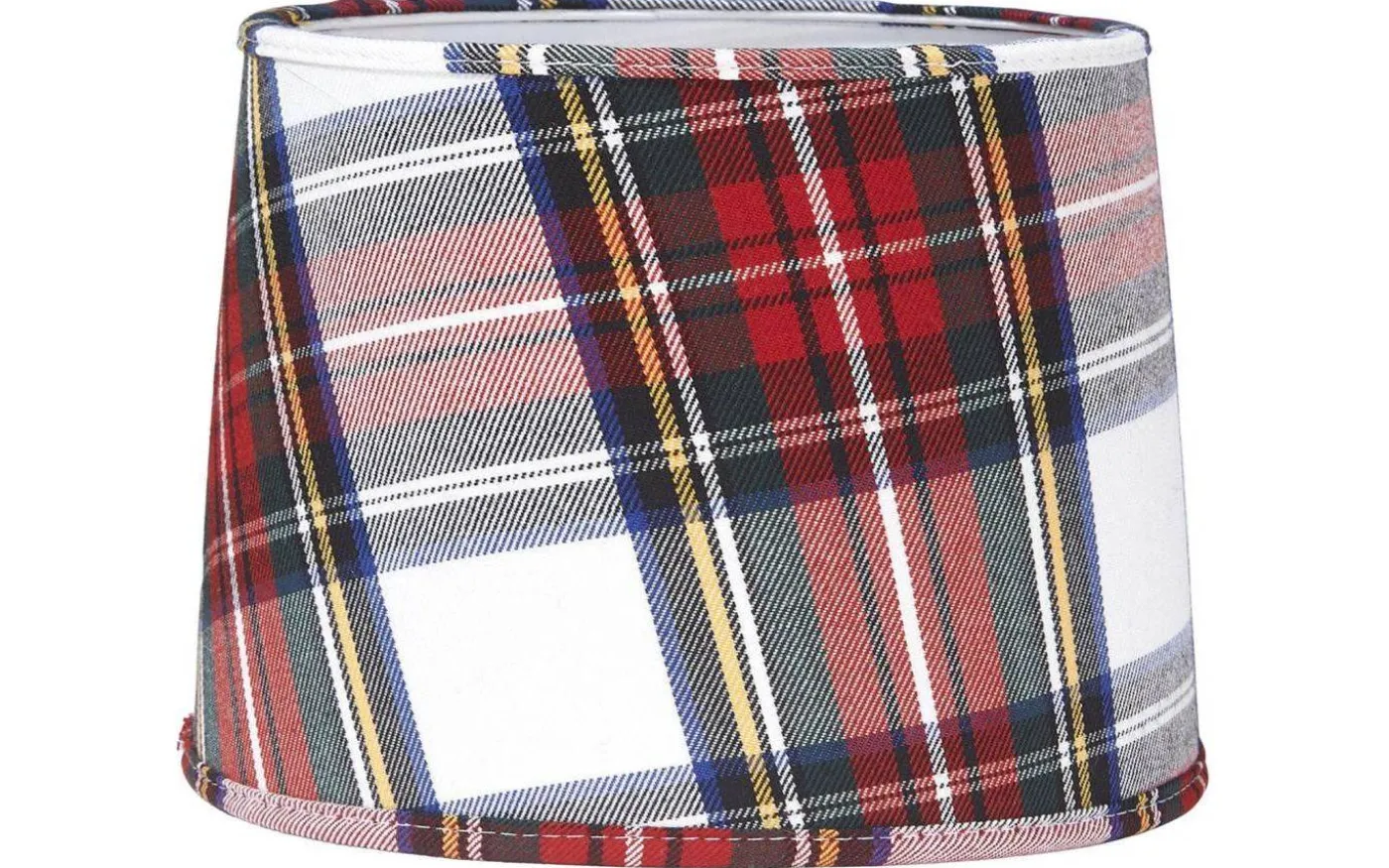 Sofia Lampskärm Ø25cm Ruta Vit