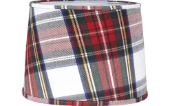 Sofia Lampskärm Ø30cm Ruta Vit